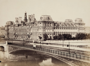 Hotel de Ville, Paris, between 1849 and 1864. Creator: Edouard Baldus.