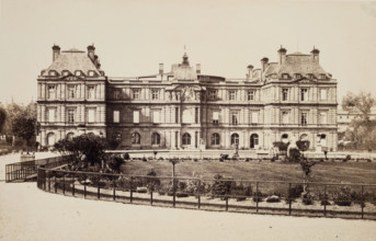 Luxembourg Palace, Paris, between 1860 and 1870. Creator: Edouard Baldus.
