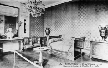 The Grand Trianon, Napoleon's bed room, 1900. Creator: Unknown.