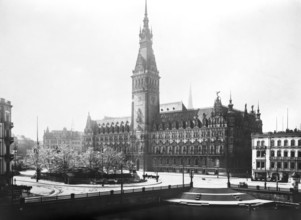 Hamburg Rathaus, 1904. Creator: Unknown.