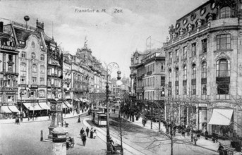 Frankfurt - Buildings and streets. Creator: Unknown.