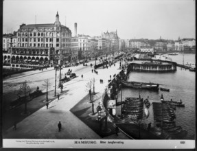 Hamburg . Alter Jungfernstieg, 1906. Creator: Unknown.