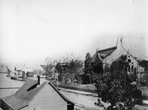 All Saints Church, Wickham Terrace from Dr Bancroft's c1884. Creator: Unknown.