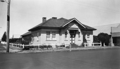 ANZ Bank, Formerly - Bank of Australasia, Jandowae, Queensland, 1955. Creator: Jack Bain.