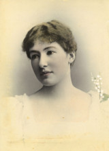Studio portrait of Miss Breden (Dublin), 1898. Creators: Chancellor and Son, John Chancellor.
