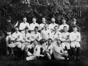 English Rugby Union team, c1900s. Creator: Robert Augustus Henry L'Estrange.