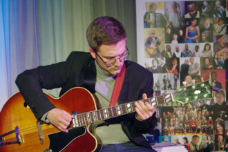 Joan Fort, Joan Fort Trio plus Vincent Herring, Watermill Jazz Club, Dorking, Surrey, 20 May 2025. Creator: Brian O'Connor.