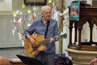 Jim Mullen, Zoe Francis and Friends, Chris Coull Promotion, St Andrew’s Church, Hove, July 2025. Creator: Brian O'Connor.