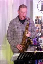 Tommy Smith, Simcock - Smith Duo, Watermill Jazz Club, Dorking, Surrey, 14 October 2025. Creator: Brian O'Connor.