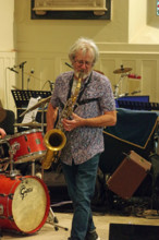 Tim Whitehead, Tim Whitehead Quintet, Chris Coull Promotion, St Andrew’s Church, August 2025. Creator: Brian O'Connor.