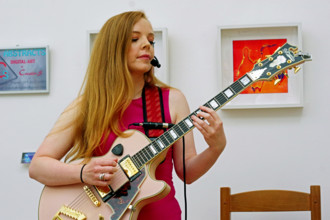 Ruta Di, Ruta Di Trio, Clocktower Cafe Jazz Club, Croyden, London, 24 July 2025. Creator: Brian O'Connor.