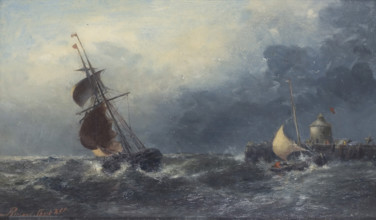 Stormy weather, 1900. Creator: Richard Short.