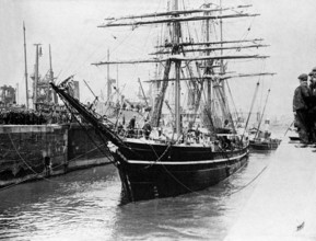 Terra Nova returning to Cardiff, 14 June, 1913. Creator: Frederick William Thomas.