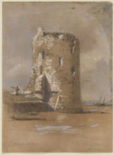 Flint Castle, early-mid 19th century. Creator: Clarkson Stanfield.
