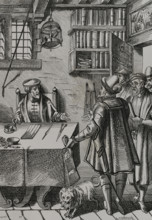 The Tax Collector, 1878. Creators: Albert Coinchon, Jules Jean Marie Joseph Huyot.