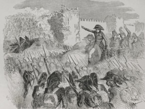 Napoleonic Wars: Siege of Acre (20 March to 21 May 1799), 1879.  Creator: Hippolyte Lavoignat.