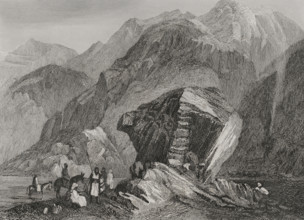 Sinai Desert, Egypt, 1840. Creator: Émile Rouargue.