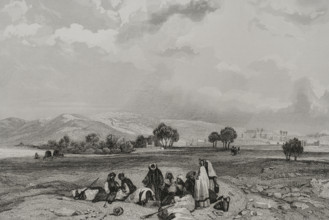 Canaan, 1840.  Creator: Émile Rouargue.