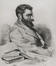 Francisco Pradilla y Ortiz (1848-1921), Spanish painter, 1878.  Creator: Alfredo Perea.