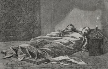 Corpses of the French generals Claude Lecomte and Jacques Leon Clément-Thomas, Paris Commune, 1871. Creator: Andrés Ovejero.