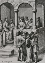 Promulgation of an Edict, 1878.  Creator: Albert Coinchon.