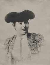Portrait of a female bullfighter, last quarter of the 19th century.  Creator: Anon.