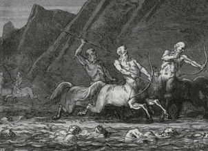 The Divine Comedy (1307-1321): Inferno (Hell), 1888.  Creator: Jean Edouard Dargent.