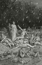 The Divine Comedy (1307-1321): Inferno (Hell), 1888.  Creator: Jean Edouard Dargent.