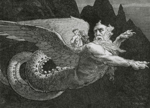 The Divine Comedy (1307-1321): Inferno (Hell), 1888.  Creators: Jean Edouard Dargent, Marichal.