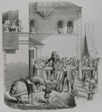 Degradation of a knight, 1877.  Creator: Unknown.