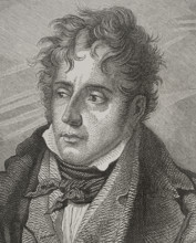 François-René, vicomte de Chateaubriand (1768-1848), French writer and diplomat, 1856.  Creator: Jean Baptiste Charles Carbonneau.