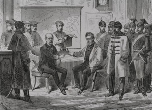 Franco-Prussian War (1870-1871): Armistice ceremony and capitulation of Paris...1871 . Creators: Fernando Miranda, Tomás Carlos Capuz.