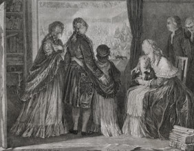 French Revolution: Assault on the Tuileries Palace on 10 August 1792 (1876).  Creators: Theodor Meyer-Heine, Hippolyte de la Charlerie.