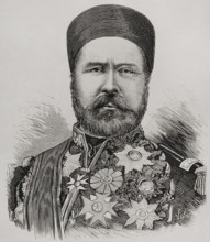 Hayreddin Pasha, (c1822-1890), Grand Vizier of the Ottoman Empire (1878-1879), 1878. Creator: Eugenio Vela.