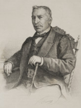 Juan Antonio Zaratiegui Celigüeta (1804-1873), Spanish military officer, 1869. Creator: Jose Cuevas.