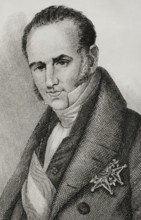 Juan Bautista Erro y Azpiroz (1773-1854), Spanish philologist, minister of Ferdinand VII..., 1842.  Creator: Jose Gomez.