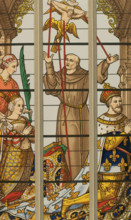 King Francis I of France (1494-1547) and his wife Eleanor of Austria (1498-1558) prayerfully, 1877. Creator: Franz Kellerhoven.