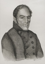 Vicente Gonzalez Moreno (1778-1839), Spanish general, 1842. Creator: Jose Gomez.