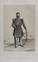 Abbas I of Egypt, (1812-1854), Wali of Egypt under the Ottomans from 1848 to 1854, 1852. Creator: Martinez.