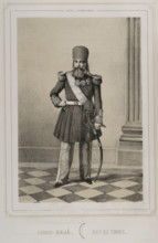 Ahmad I ibn Mustafa, (1806-1855), Bey of Tunisia from 1837 to 1855, 1852. Creator: Julio Donón.