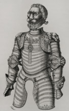 Armour ornamented with lions, supposedly that of King Louis XII of France (1462-1515), 1877.  Creator: Unknown.