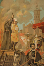 Auto-de-fe, 1890.  Creator: Unknown.