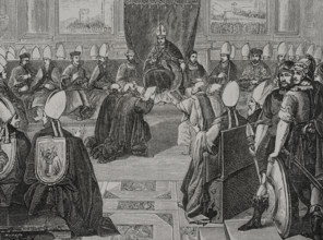 Council of Vienne, 1877.  Creator: Jules Jean Marie Joseph Huyot.