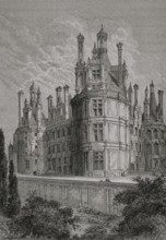 Chambord Castle, France, 1877.  Creator: Jules Jean Marie Joseph Huyot.