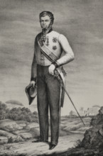 Leopold II, (1797-1870), Grand Duke of Tuscany (1824-1859), 1852. Creator: Julio Donón.