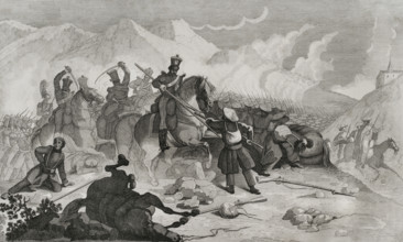 First Carlist War, (1833-1840): Northern Front, 1842. Creator: Pedro Celestino Mare.