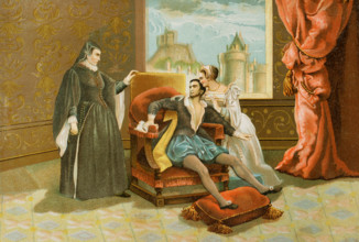 Death of Charles IX, 1886.  Creator: Unknown.