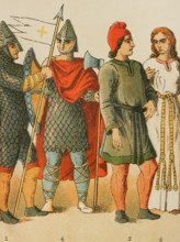 History of France, 1000, (1884).  Creator: Unknown.