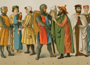 History of Germany, Middle Ages, 1200, (1881).  Creator: Unknown.