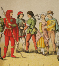 History of Germany, Middle Ages, 1450-1500, (1881).  Creator: Unknown.